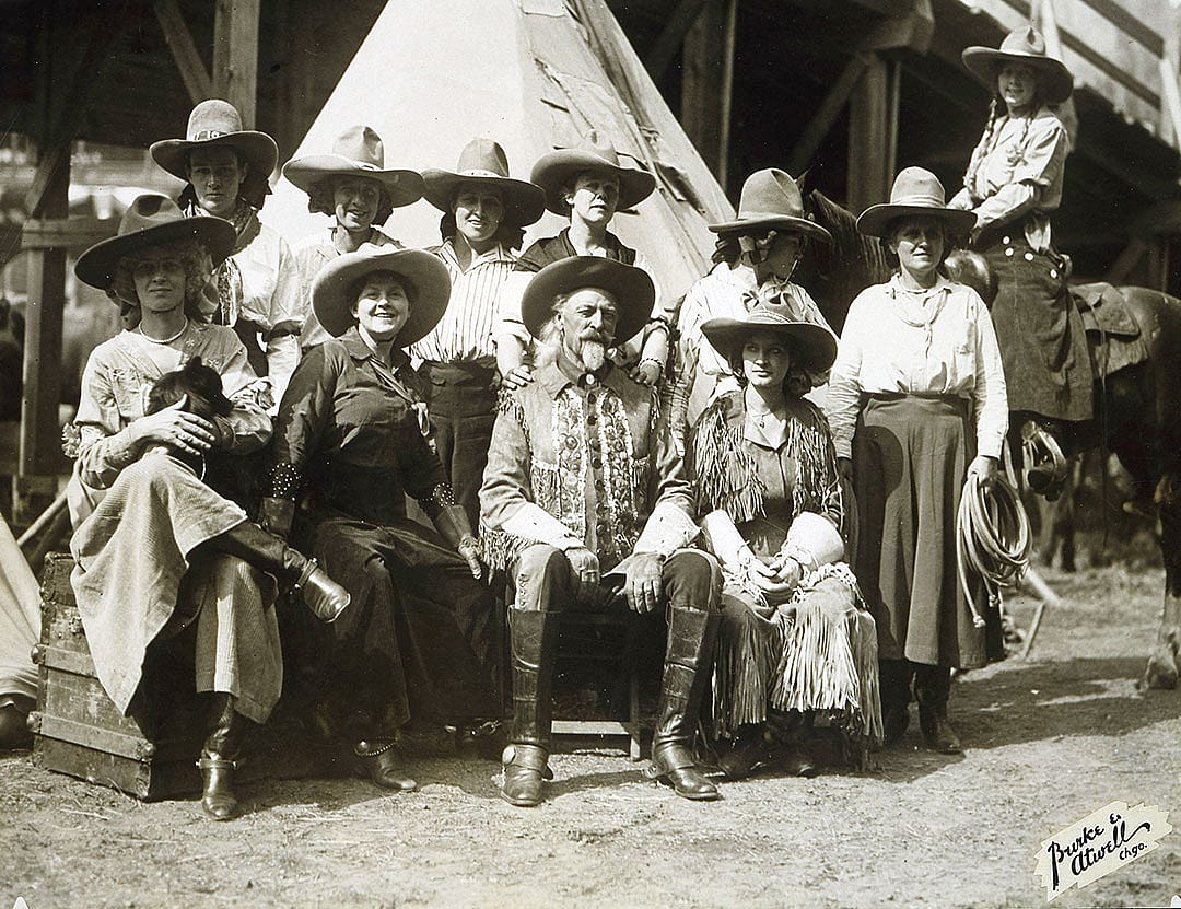 Did the ladies of the Wild West seek Buffalo Bill's beauty secrets, too? Burke & Atwell, Chicago, ca. 1916. MS 6 William F. Cody Collection. P.69.790