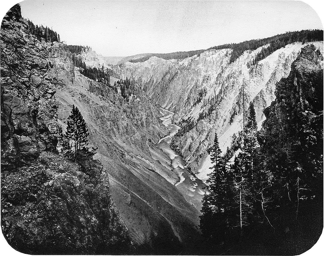 William Henry Jackson (1843-1942). "Grand Canyon of the Yellowstone." WHJ-A.035