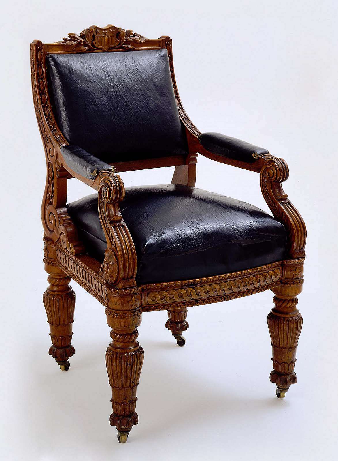 James Beck's House of Representatives chair, ca. 1856. 1.69.2163