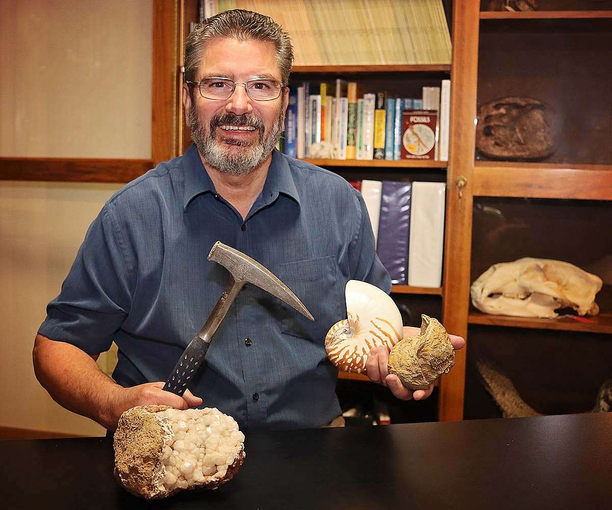 Draper Natural History Museum Research Assistant Larry Oliveria