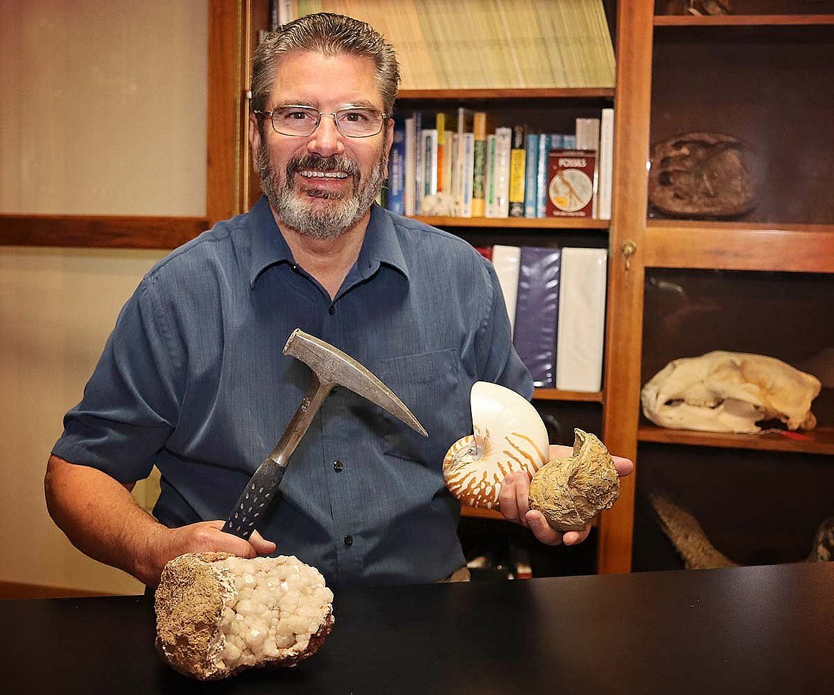Draper Natural History Museum Research Assistant Larry Oliveria