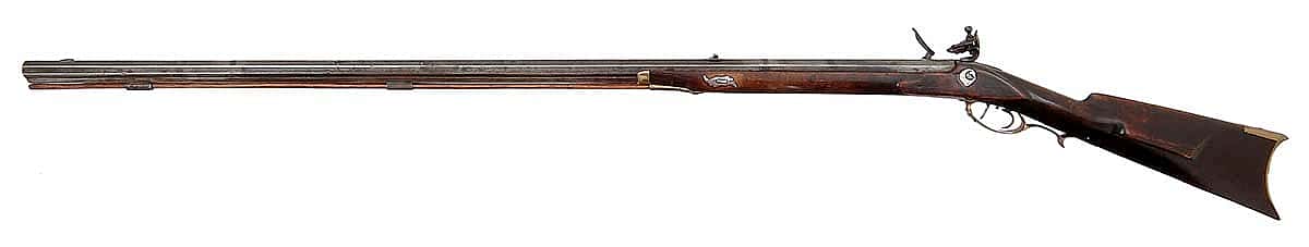 Flintlock rifle made by Macon Georgia School, American, 1825-1835. Gift of Olin Corporation, Winchester Arms Collection. 1988.8.1586