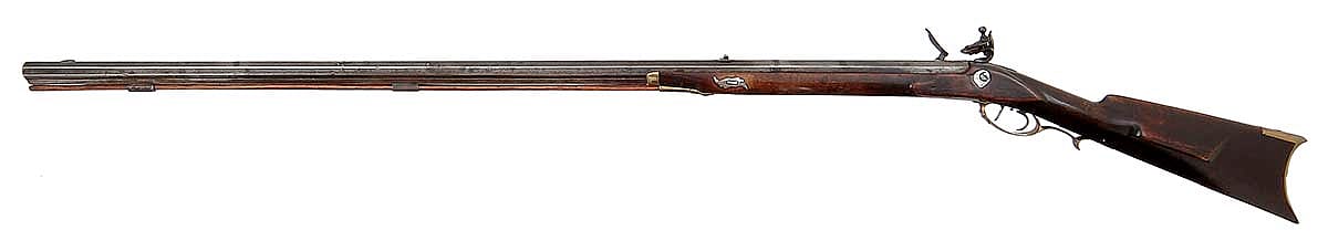 Flintlock rifle made by Macon Georgia School, American, 1825-1835. Gift of Olin Corporation, Winchester Arms Collection. 1988.8.1586