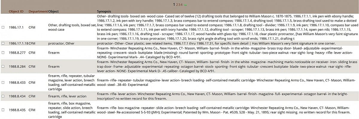 This is an example of what my research would look like after I initiated an Argus search.