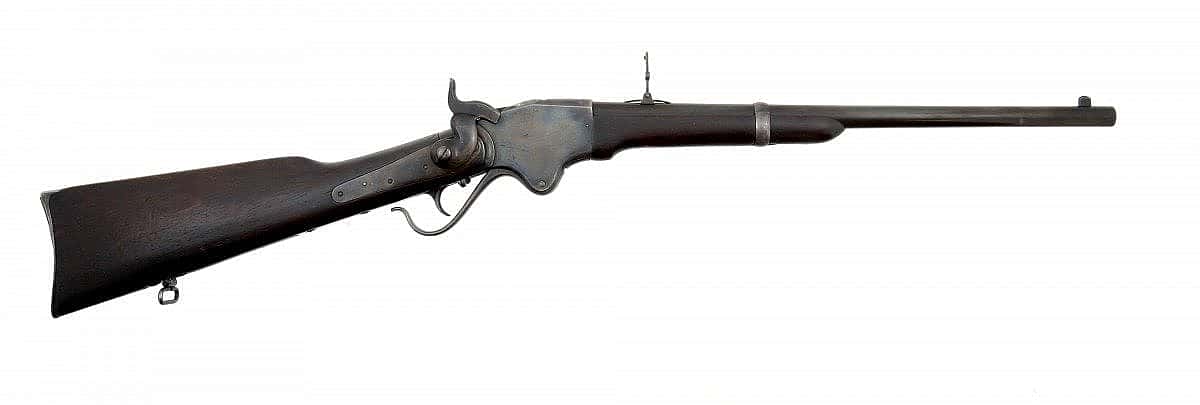 Spencer Carbines proved their capabilities during the Civil War. SHG sold them in large quantities to the French government and to dealers in the United States. Gift of Olin Corporation, Winchester Arms Collection. 1988.8.913