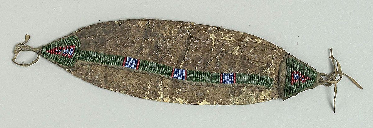 Bladder pouch, 1890. Sioux, South Dakota. Chandler-Pohrt Collection, Gift of Mr. William D. Weiss. NA.106.282