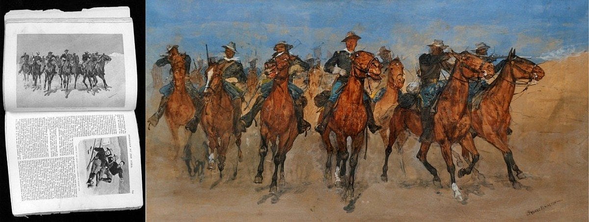 Figure 3. Captain Dodge's Troopers, c. 1891. Flint Institute of Art, Flint, Michigan. Cat. no. 01270.