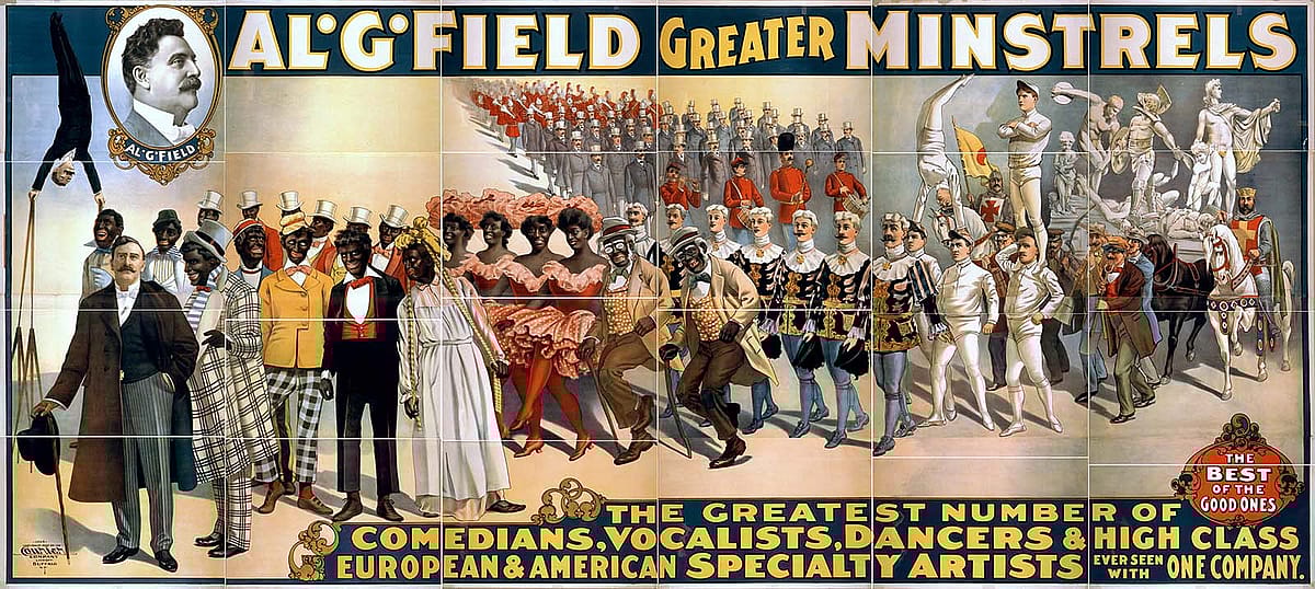 Salsbury's nemesis may have been a cause of Black America's closing. Al G. Field Greater Minstrels, ca. 1903. Library of Congress Prints and Photographs Division, Washington, DC 20540 USA. 2014637425