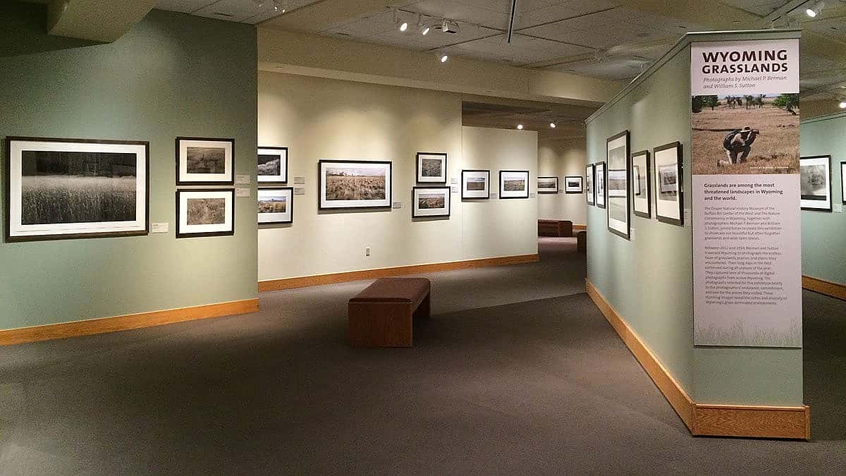 "Wyoming Grasslands" on display in the John Bunker Sands Photography Gallery.