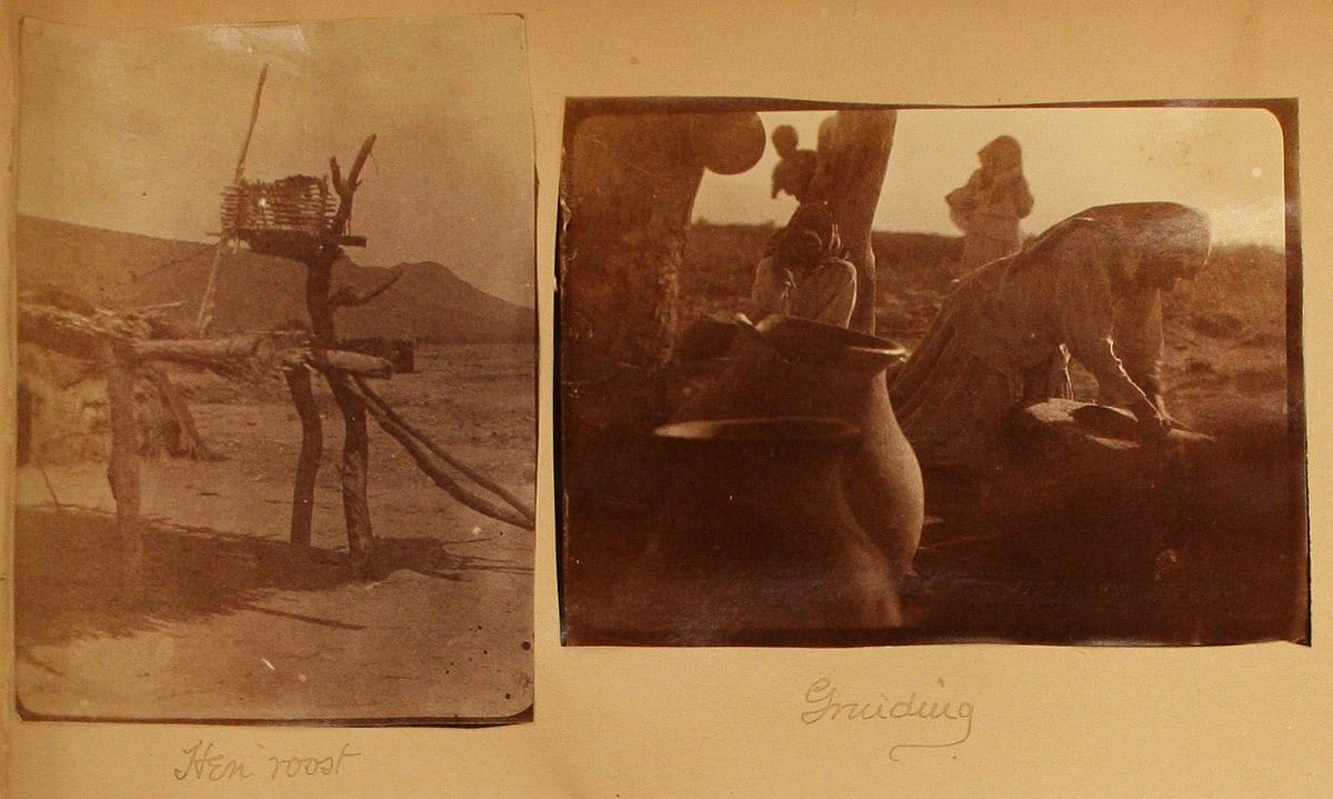 Figure 5. Photographs of the Papago Indians taken by Remington on his 1886 Southwest trip. (FRAM 71.832)