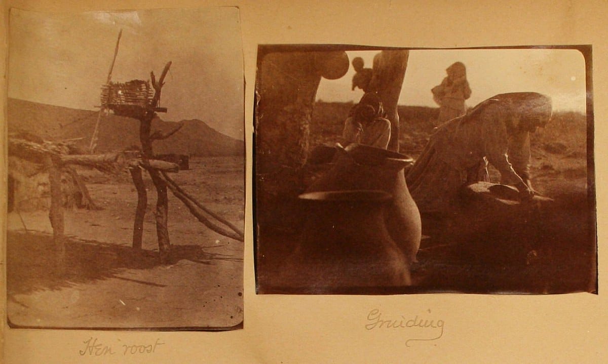 Figure 5. Photographs of the Papago Indians taken by Remington on his 1886 Southwest trip. (FRAM 71.832)