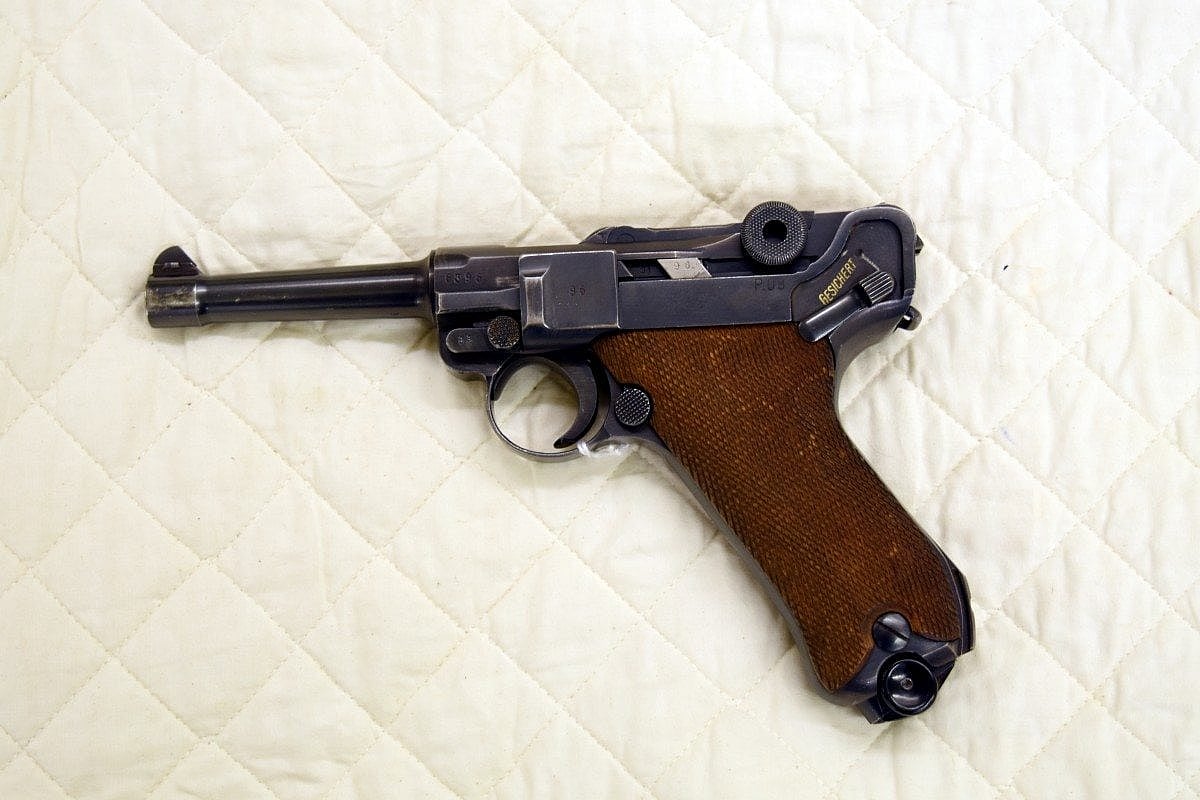 Jyn Erso's can configure her blaster into rifle or pistol. Shooters could also get original Lugers as a carbine as well with the addition of a should stock. Some even had a long barrel and hand guard. Gift of Patricia Ann Prince, in loving memory of her husband, Walter Duquesne Prince 1943-2006. 2007.5.25