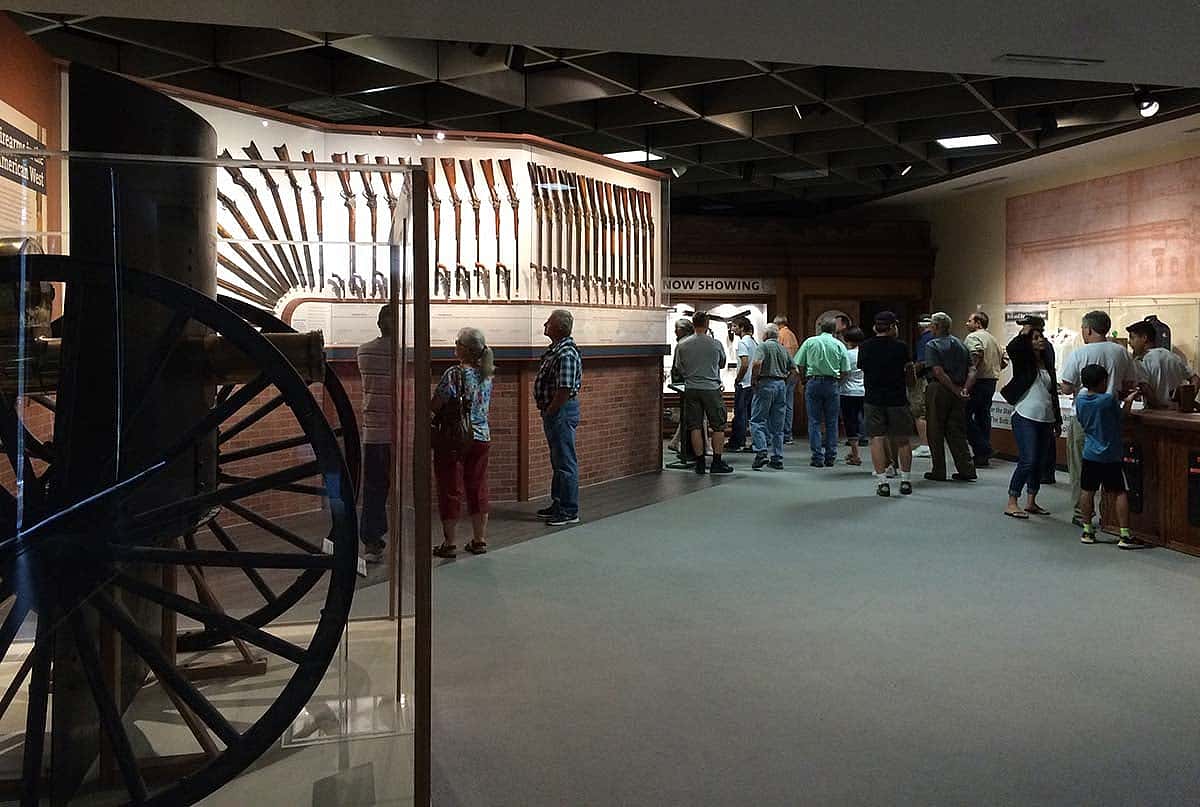 Pictured here are recent visitors to the Cody Firearms Museum pre-renovation. They are sure to marvel on their return visit to the "new" CFM.