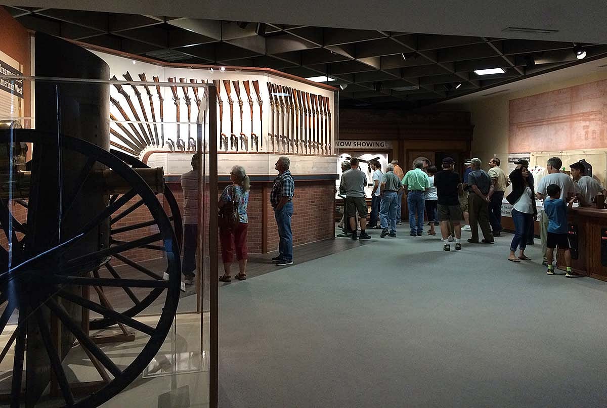 Pictured here are recent visitors to the Cody Firearms Museum pre-renovation. They are sure to marvel on their return visit to the "new" CFM.