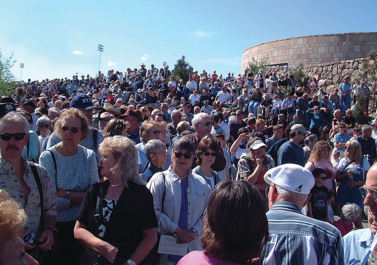 The Draper Natural History Museum opening, June 2002 - just what Al meant by extraordinary accomplishments by the Center of the West.