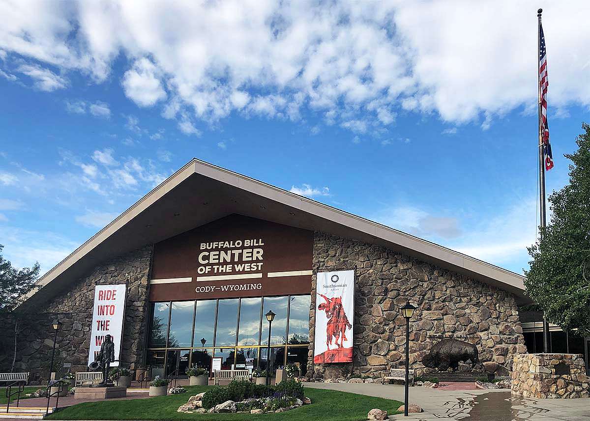 Distant Thunder, to the right of the front entrance to the Buffalo Bill Center of the West.