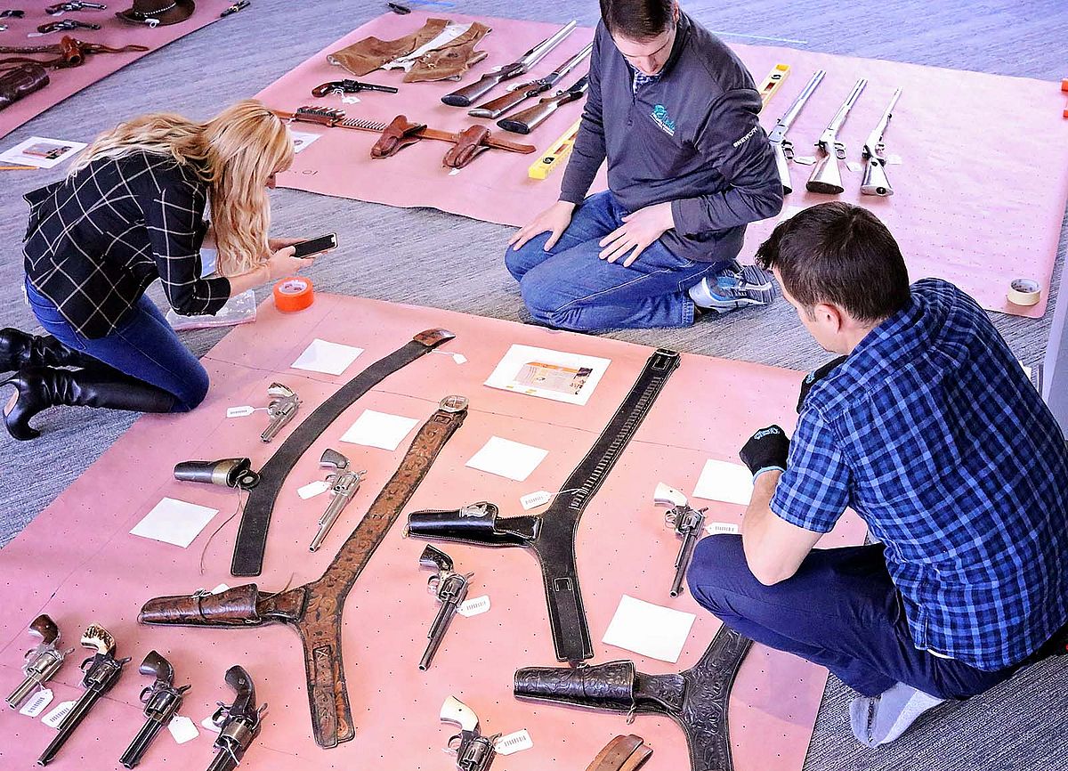 A distinctly American genre, Hollywood is always happy to produce a good western for TV or movie, stories that often affect how we view the American West. Here Ashley and Danny help to decide how to display CFM's firearms unique to such classic western icons as the Cartwrights of Bonanza and Have Gun Will Travel's Paladin.