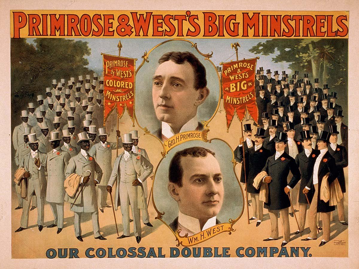 Primrose & West's Big Minstrels, ca. 1896, Library of Congress Prints and Photographs Division, Washington, DC 20540 USA. LC-USZ62-24635