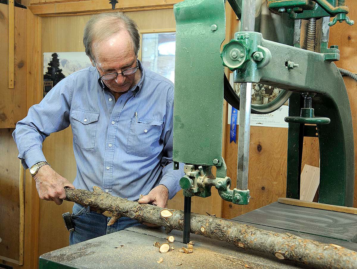 The just-right poles of Douglas fir have to be aged, dried, treated for insects, and peeled. Then expertise and creativity adhere together for that one-of-a-kind western design.