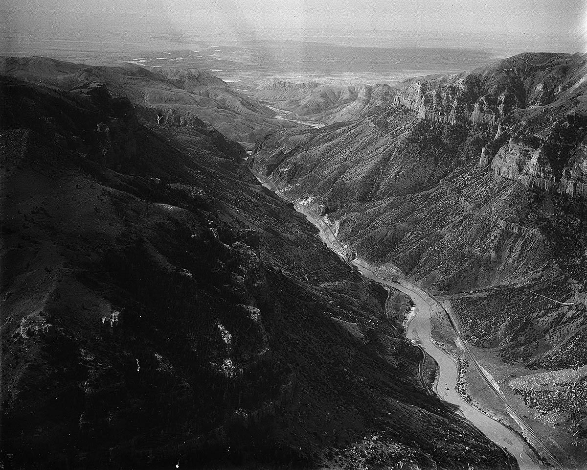The Wind River in Wyoming, ca. 1930-1939. MS 3 Charles Belden Collection. PN.67.468b