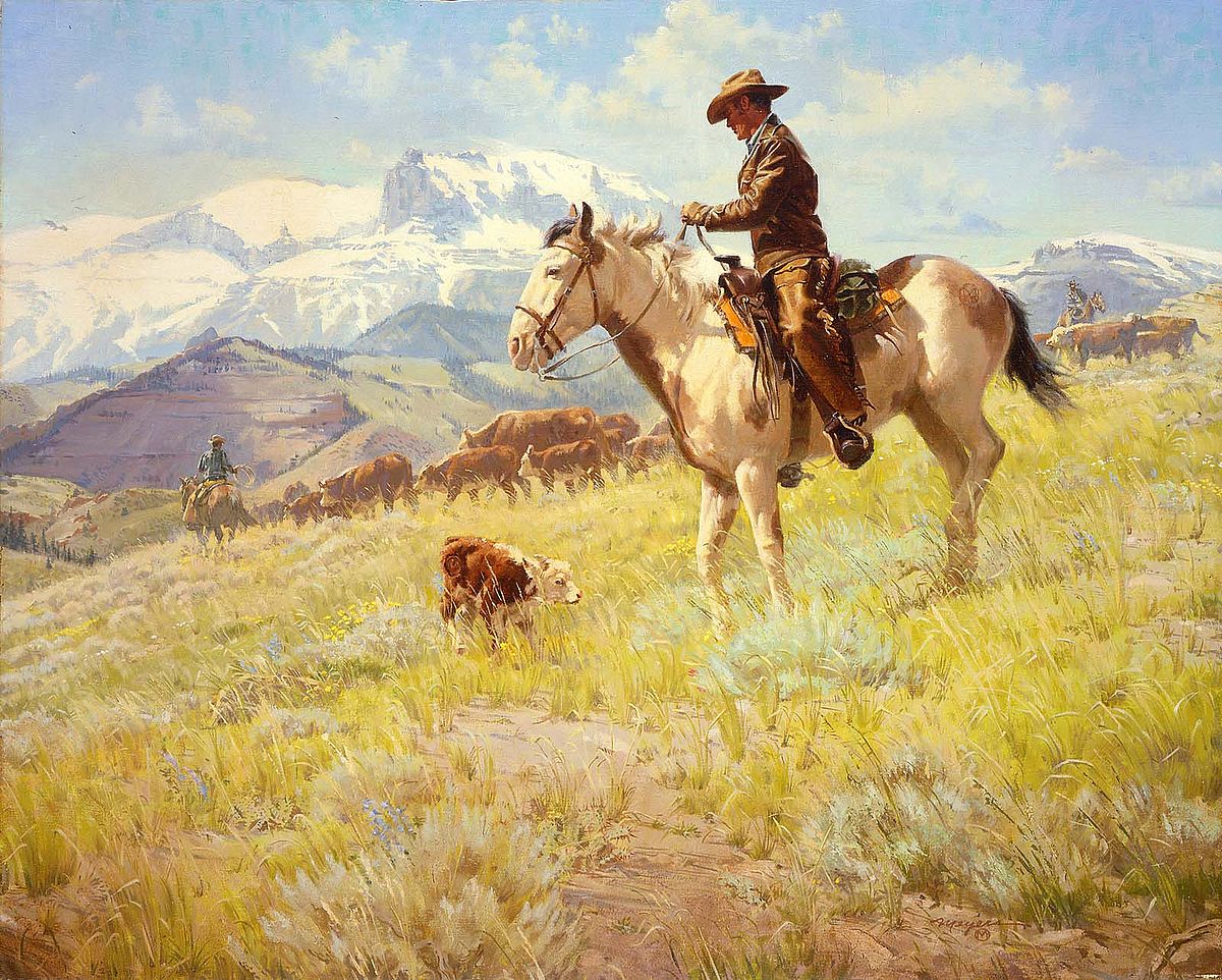 Robert Meyers (1919-1970). "The Littlest Rebel," 1970. Oil on canvas, 24 x 29.875 inches. Gift of Mrs. Margaret H. Skoglund. 14.84