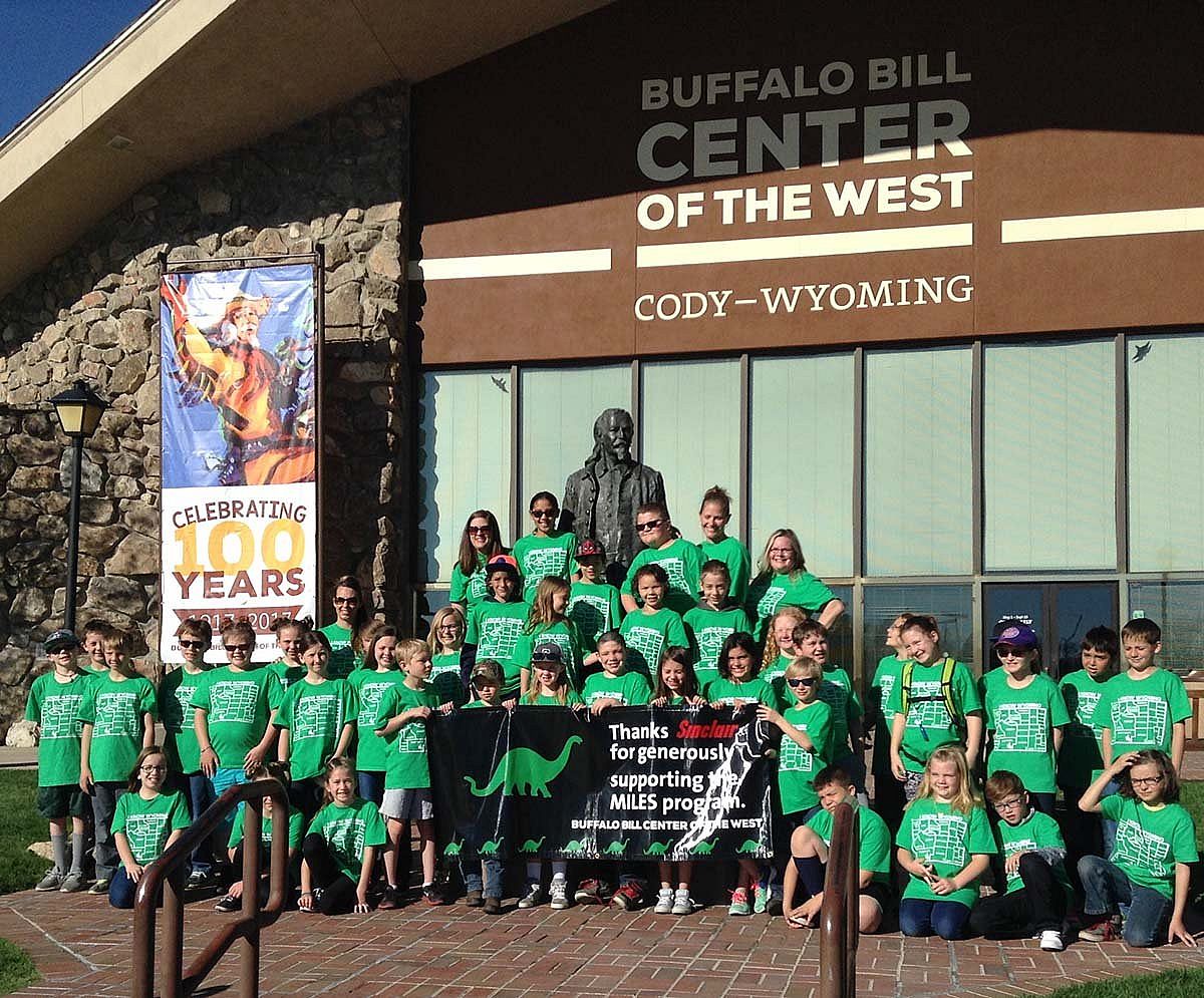 A MILES group visiting the Buffalo Bill Center of the West in spring 2017, is happy to offer their collective thanks to Sinclair Companies for its generous support of the MILES program.