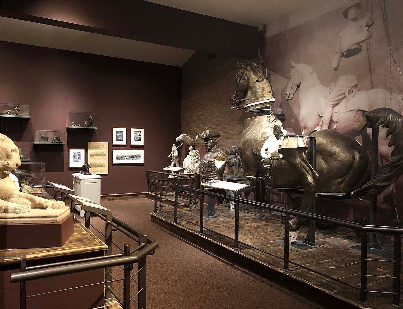 The Center's Proctor Studio exhibit in the Whitney Western Art Museum.