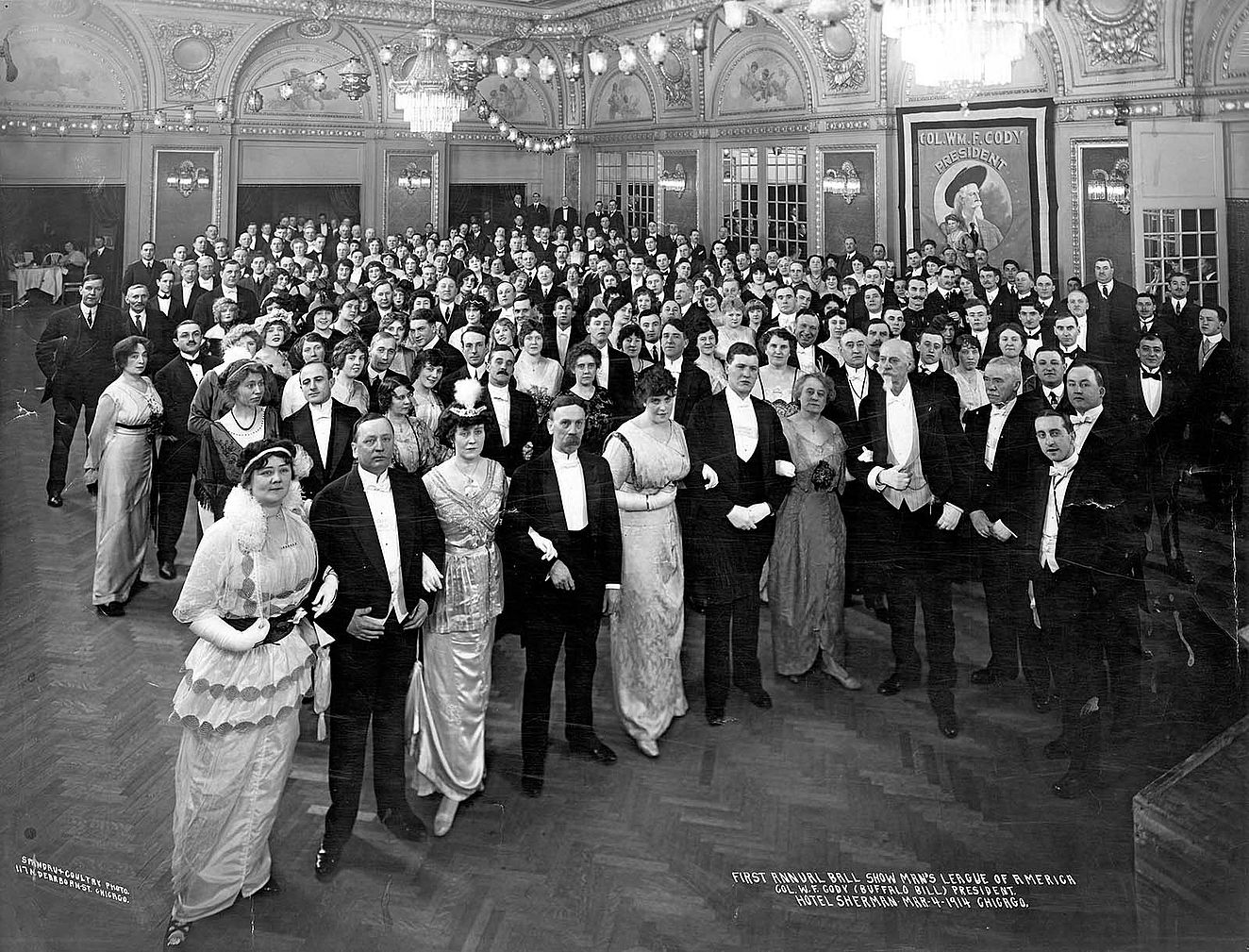 Black and white photograph by Spandau & Coultry, Chicago, IL. MS 6 William F. Cody Collection. P.6.845