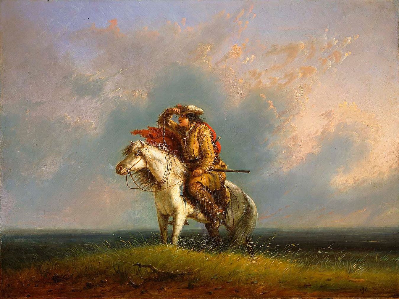 Alfred Jacob Miller's "The Lost Greenhorn," 1866. Gift of The Coe Foundation. 9.70