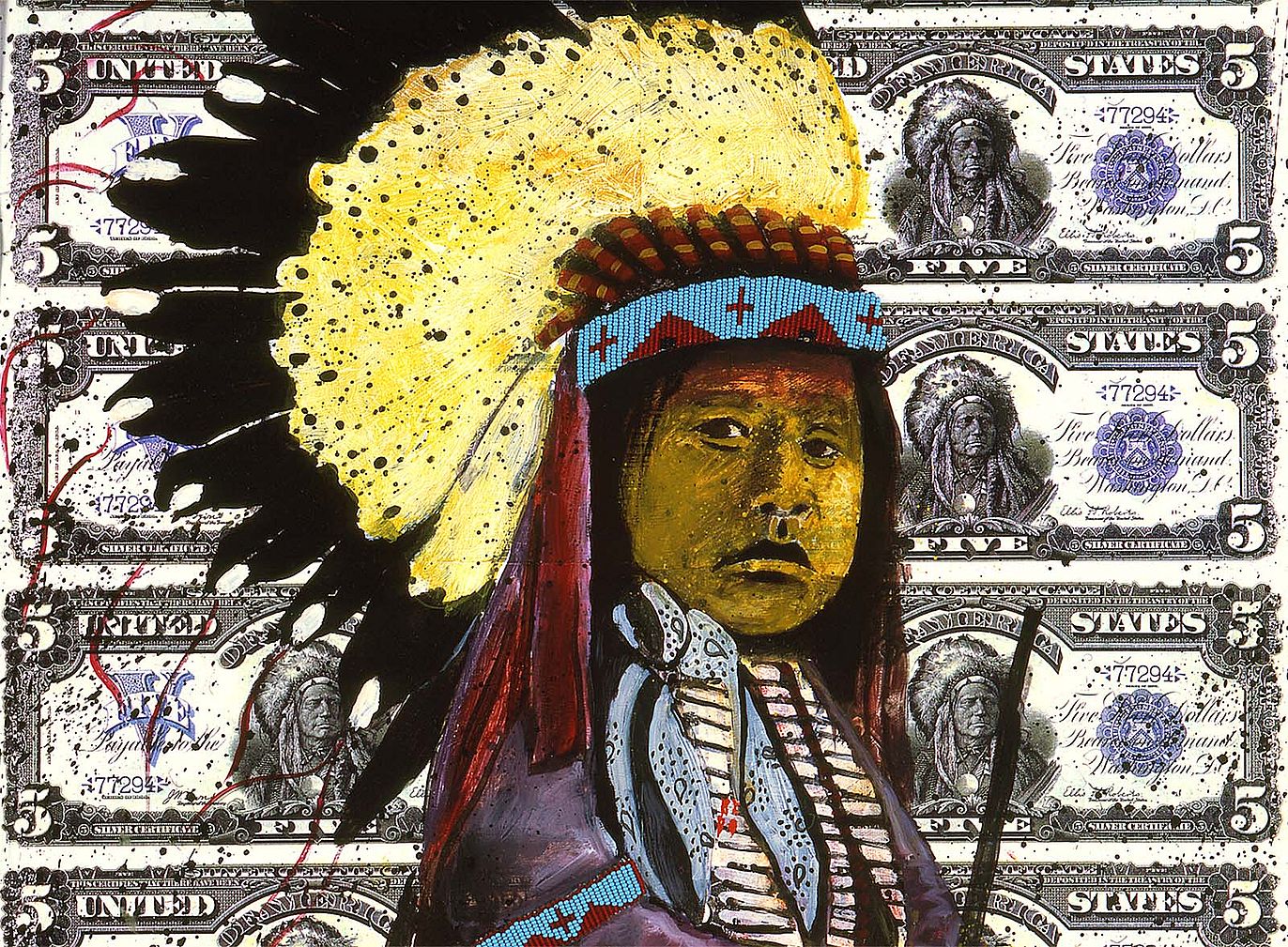 Stan Natchez (b. 1954). Money, ca. 1994. Mixed media. Gift of Janis and Wiley T. Buchanan III. 9.02 (detail)