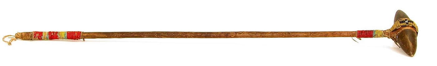 War club. ca. 1870. Hunkpapa Sioux.. The Paul Dyck Plains Indian Buffalo Culture Collection, acquired through the generosity of the Dyck family and additional gifts of the Nielson Family and the Estate of Margaret S. Coe. NA.108.172