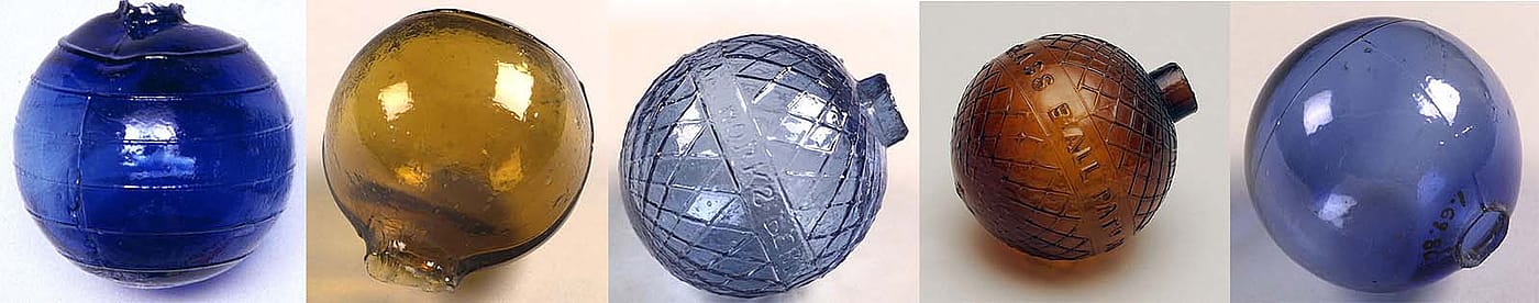 Glass target balls