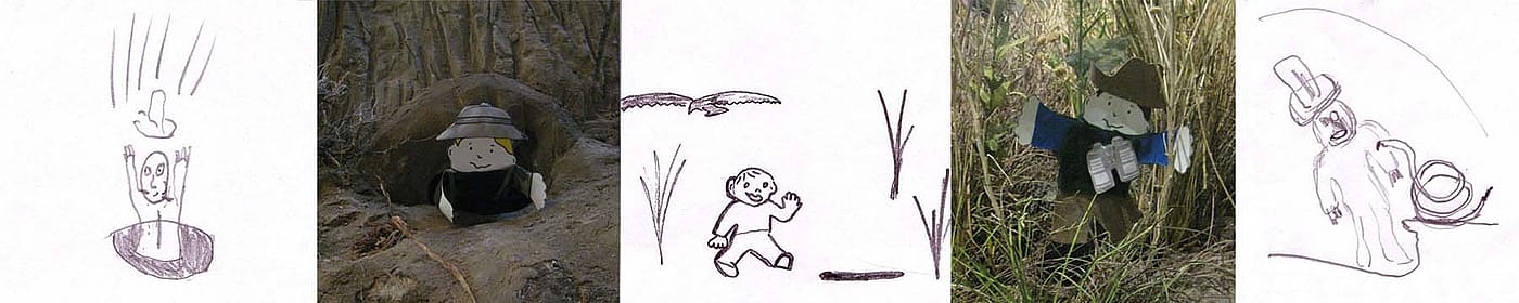 Flat Stanley collage