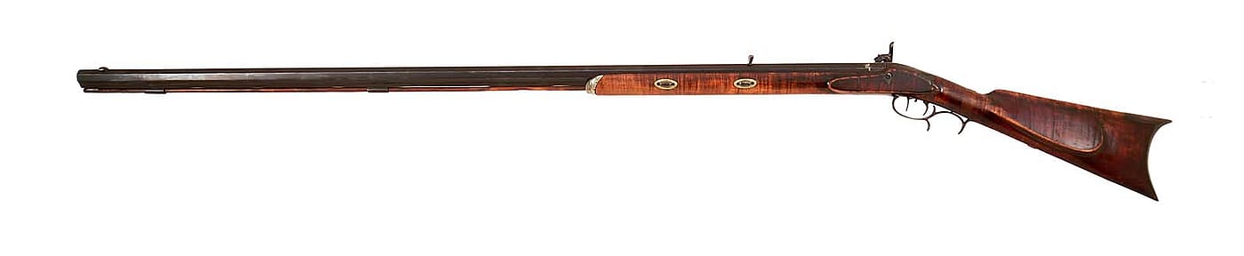 John Phillip Gemmer .38 caliber Hawken Rifle, 1864–1880. Gift of Olin Corporation, Winchester Arms Collection. 1988.8.1327