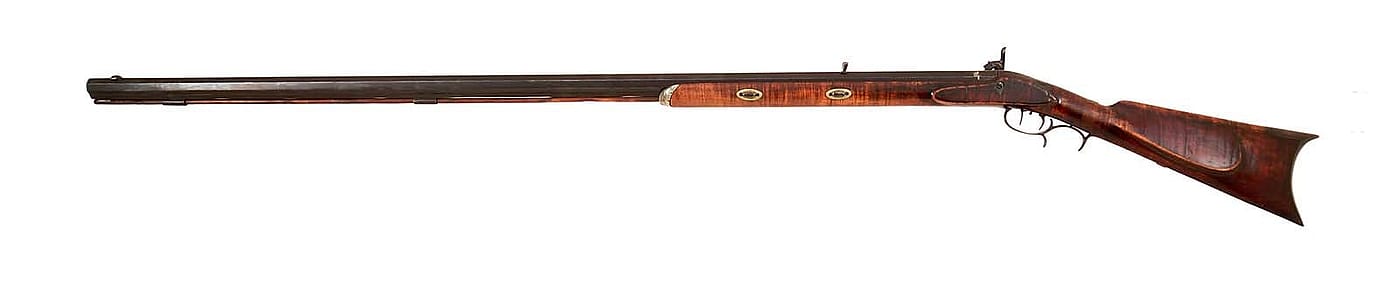 John Phillip Gemmer .38 caliber Hawken Rifle, 1864–1880. Gift of Olin Corporation, Winchester Arms Collection. 1988.8.1327
