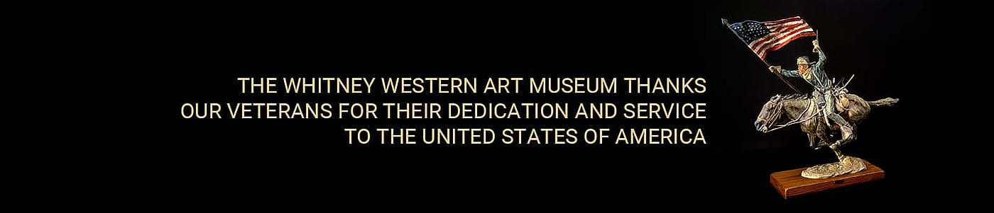 Harry Jackson's "The Flagbearer," 1983. Painted bronze. 12.02.5