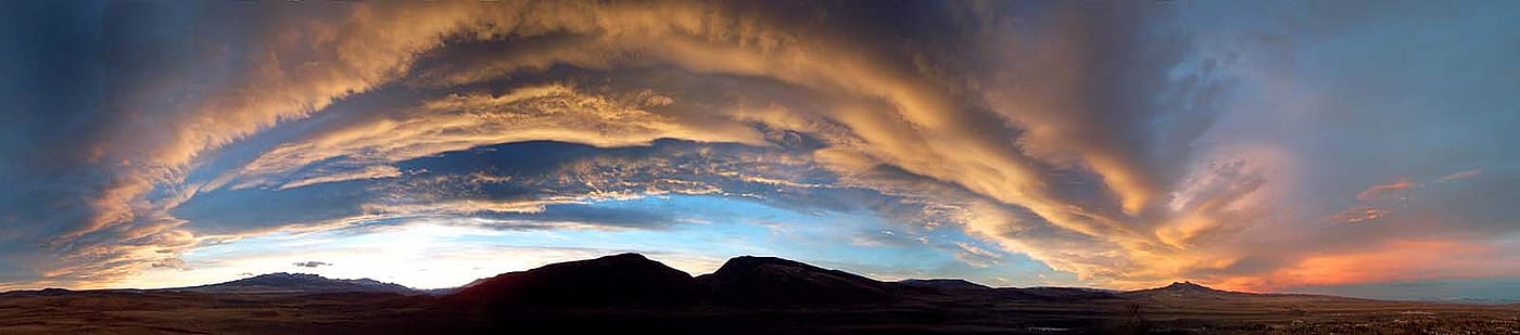 All Sky Sunset. Mack Frost photo.