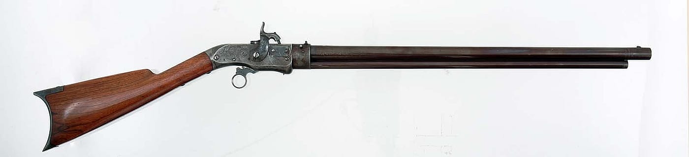 Jennings 2nd Model rifle, ca. 1851. Gift of Olin Corporation, Winchester Arms Collection. 1988.8.151