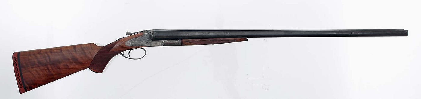 12-gauge Shotgun, 1890–1945. L.C. Smith, Hunter Arms Co. Gift of John and Isabel VanDevanter Sawhill. 1991.13.5