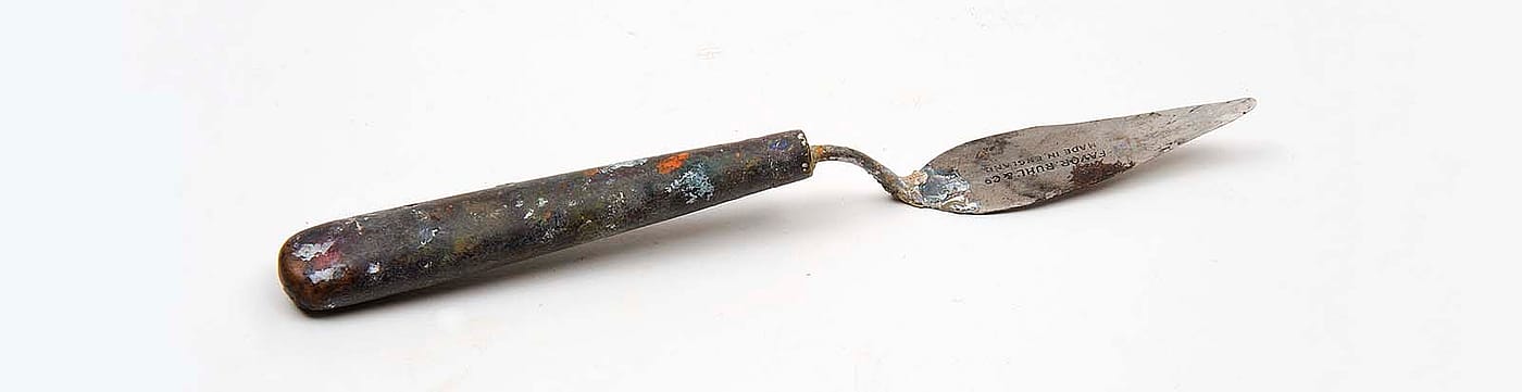 Palette knife from W.H.D. Koerner Studio Collection. 3.78.65.7
