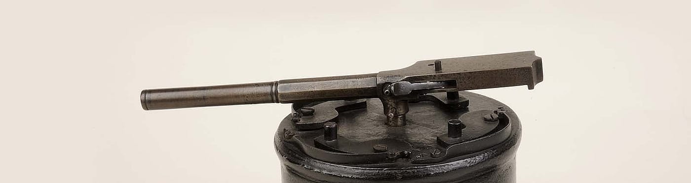 Watermelon patch gun,ca. 1860. Gift of Olin Corporation, Winchester Arms Collection. 1988.8.3209 (detail)