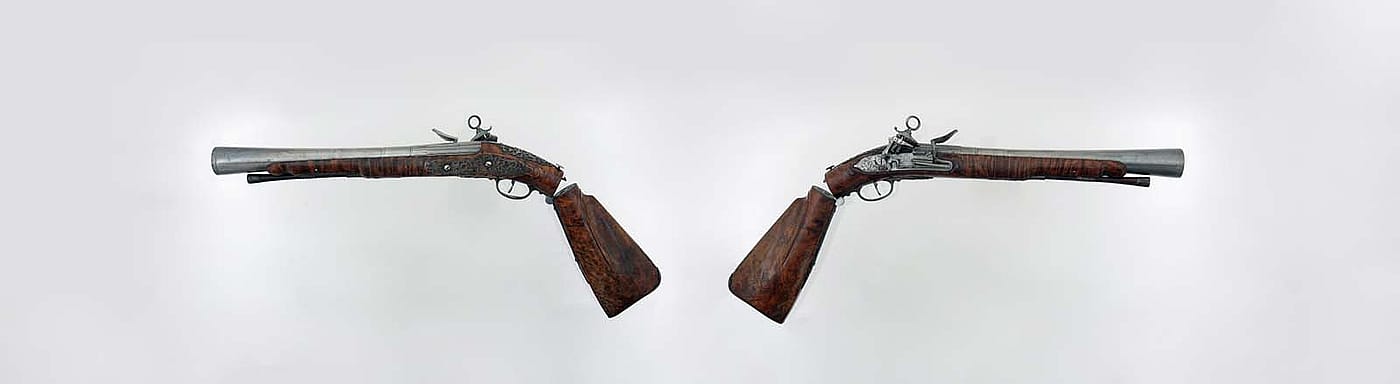 Flintlock blunderbuss, Lazarino Cominazzo, Italy, ca. 1675. Gift of Olin Corporation, Winchester Arms Collection. 1988.8.225