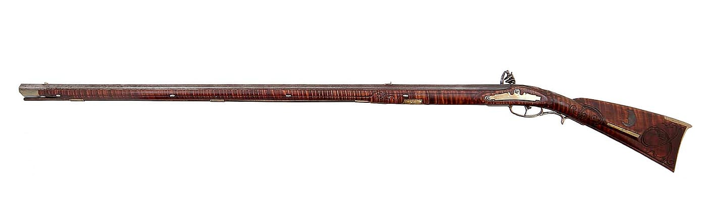 Kentucky flintlock long rifle. Gift of Olin Corporation, Winchester Arms Collection. 1988.8.876