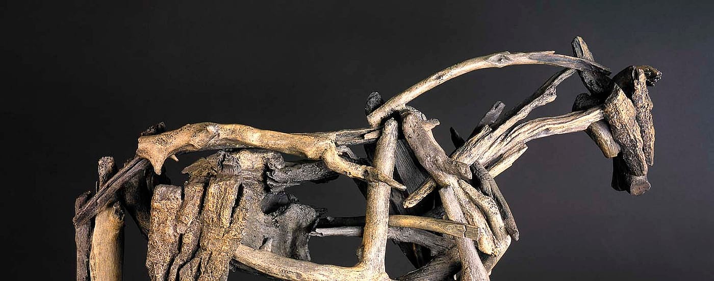 Deborah Butterfield (b. 1949). Berliner, 1989. Bronze. Gift of Mr. and Mrs. W.D. Weiss. 17.98 (detail)