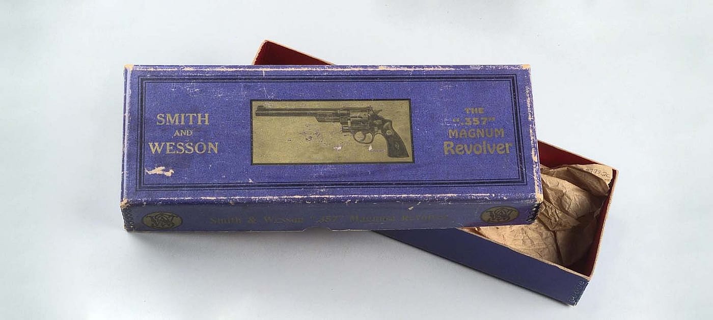 Smith & Wesson .357 Magnum Revolver box. 1.69.2793.2