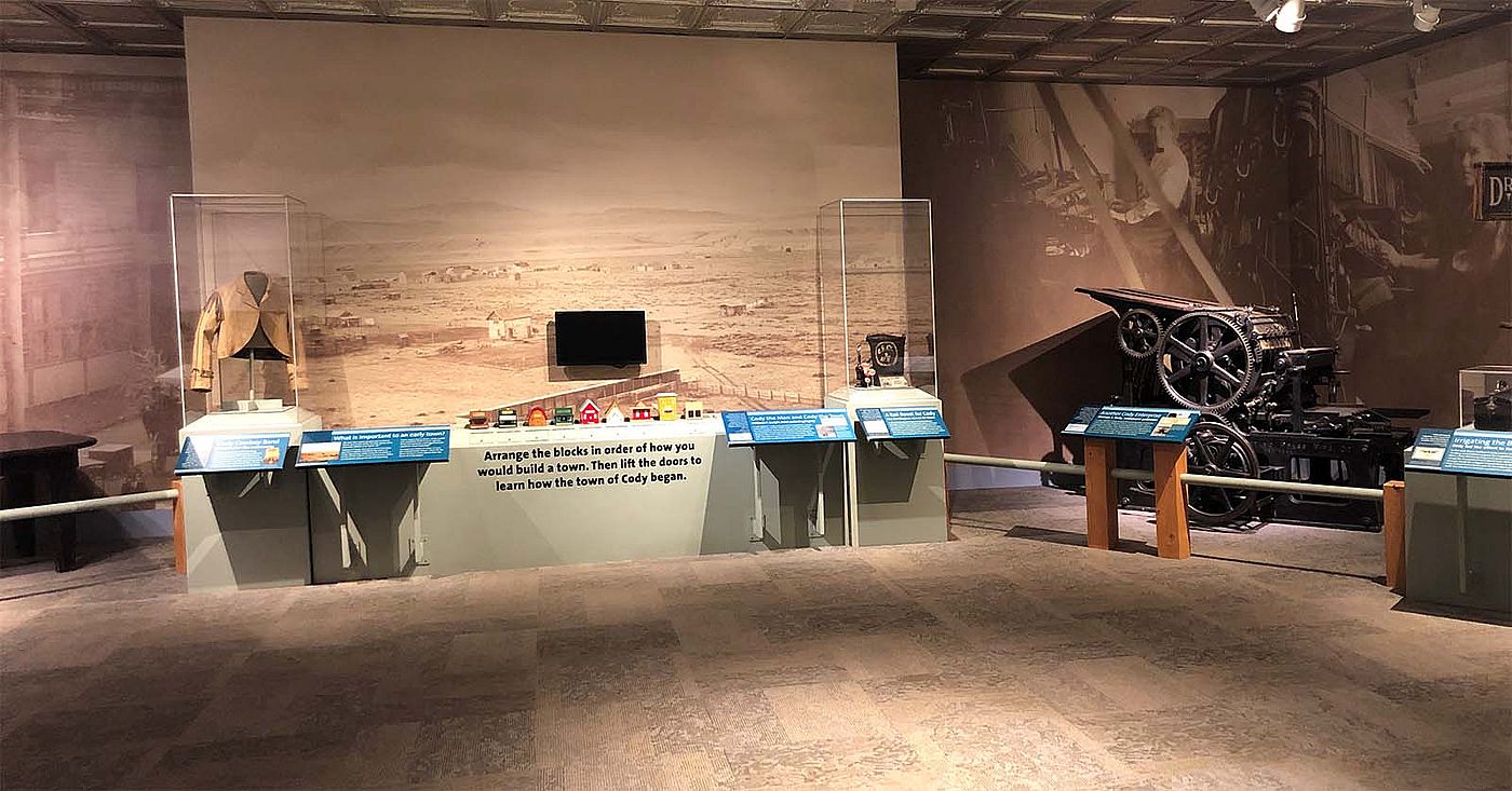 Printing press area, Buffalo Bill Museum
