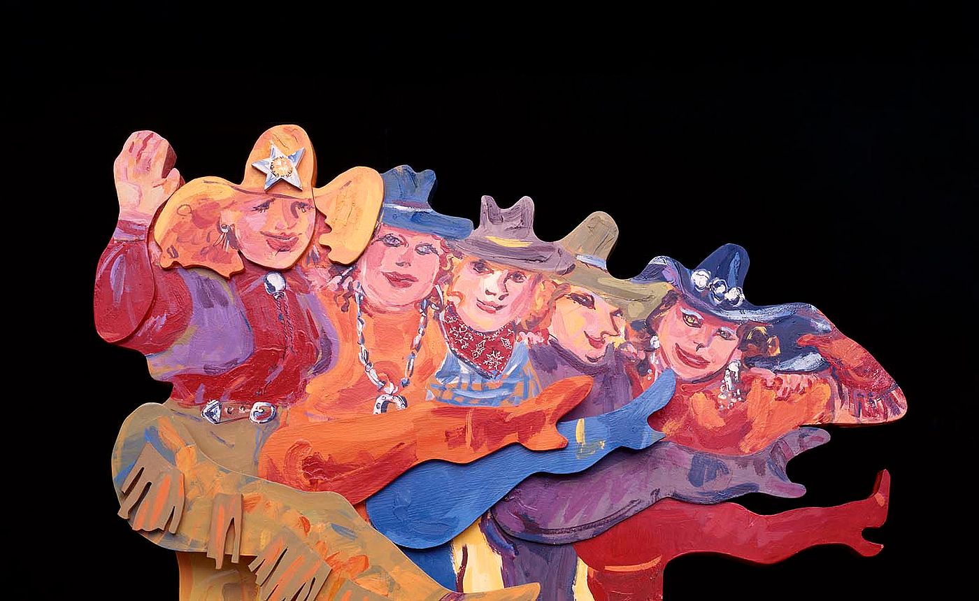 Audrey Roll-preissler, 'Western Chorus Line,' 1993. Gift of Mr. and Mrs. W.D. Weiss. 16.96.2 (detail)