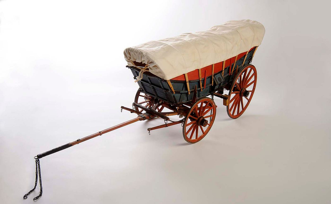 A Treasure from Our West:: Conestoga wagon model. 1.69.1796