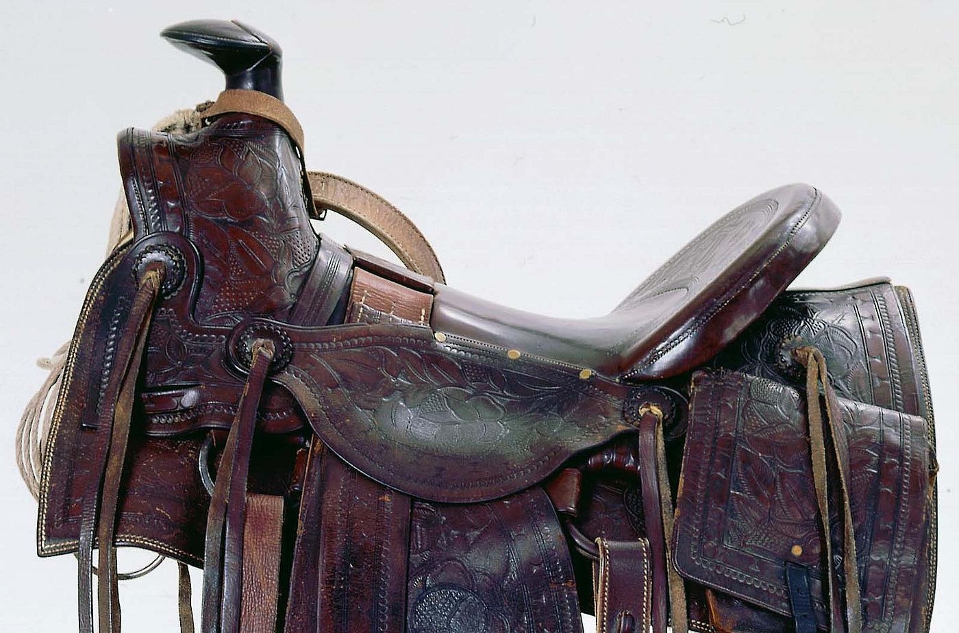 Saddle that belonged to Theodore Roosevelt. 1.69.2641 (detail)