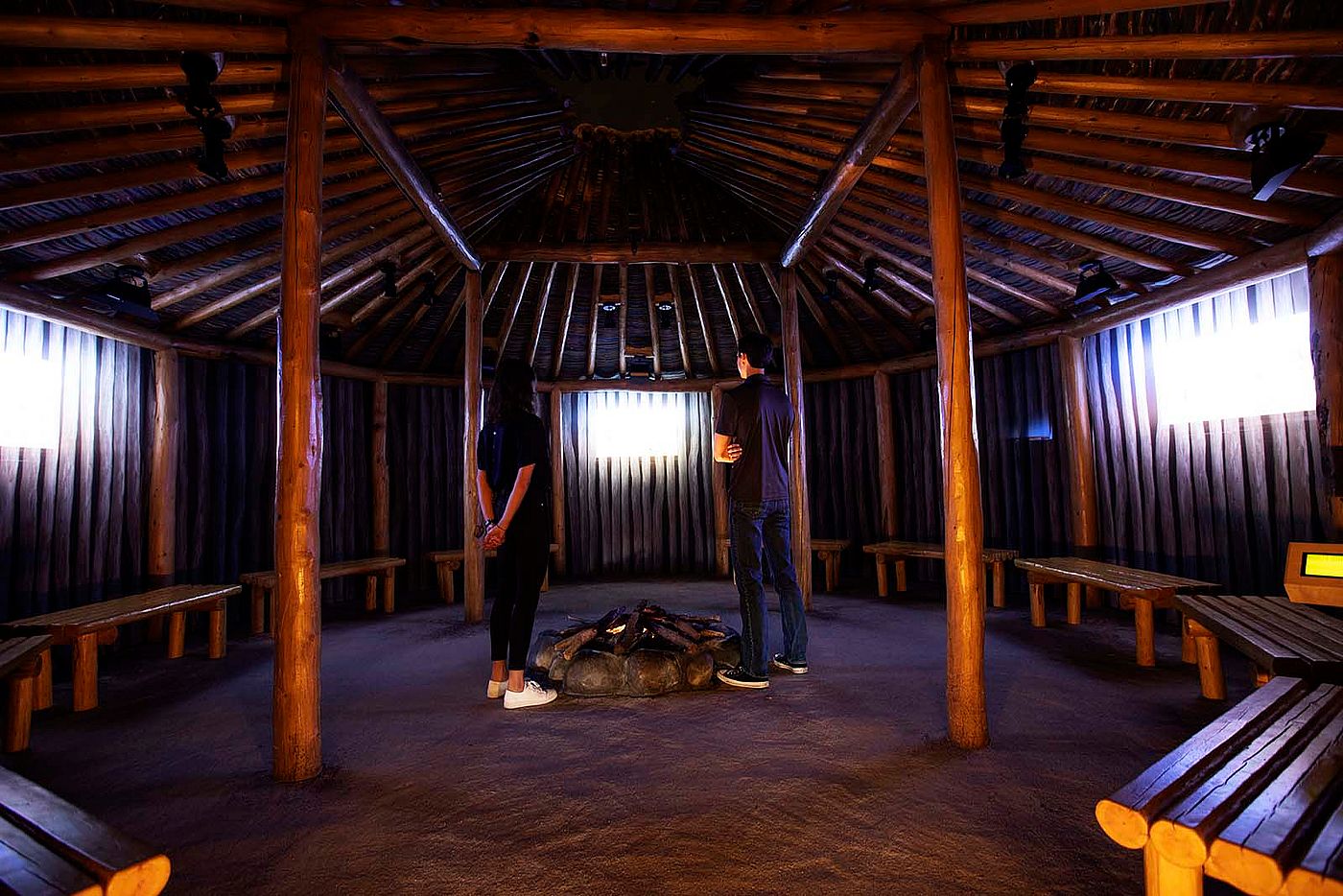 Plains Indian Museum earth lodge